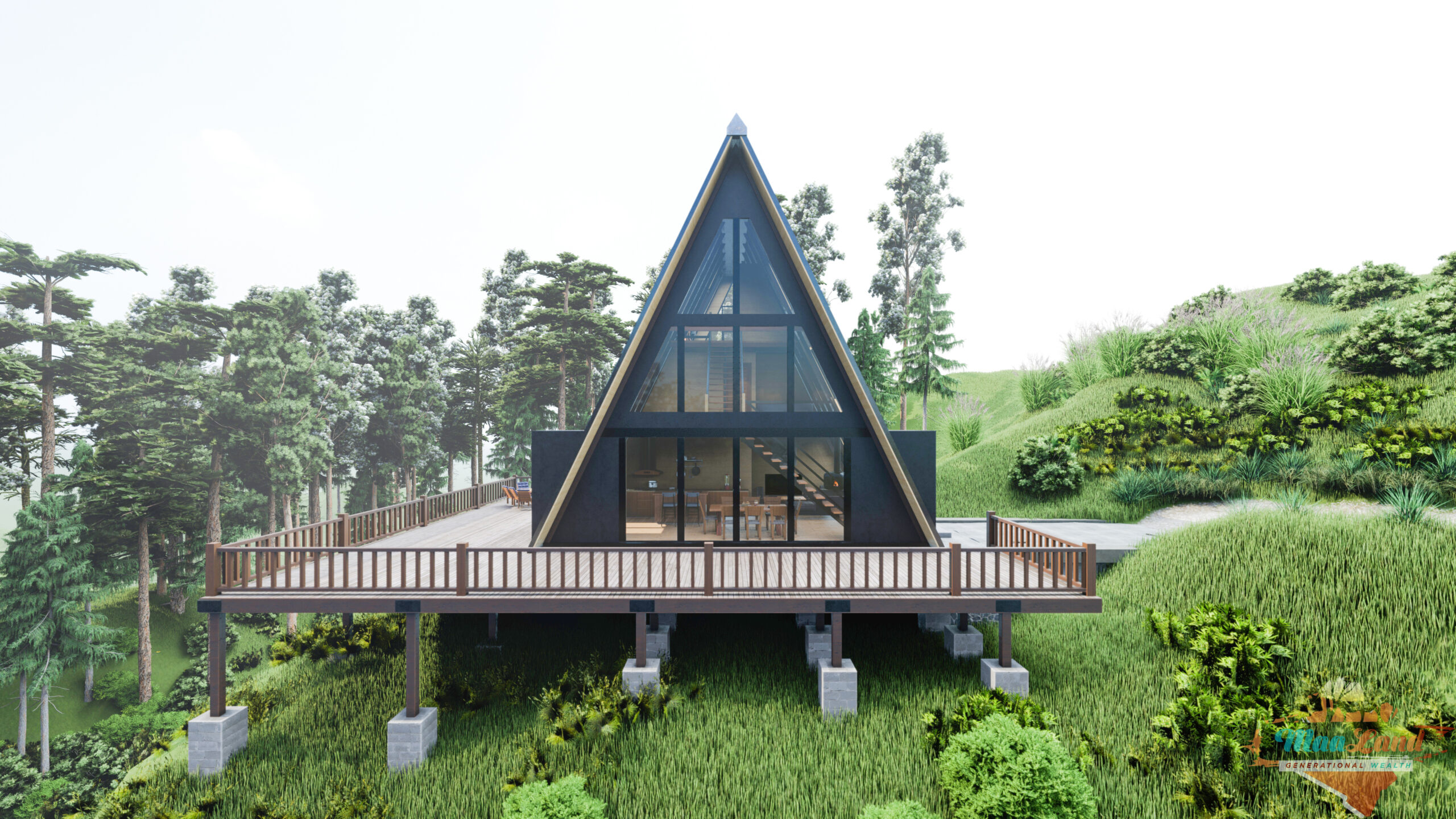 A-Frame House|Modern A-Frame Home Design|A-frame cabin